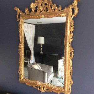 Vintage Carved Gold Leaf Mirror